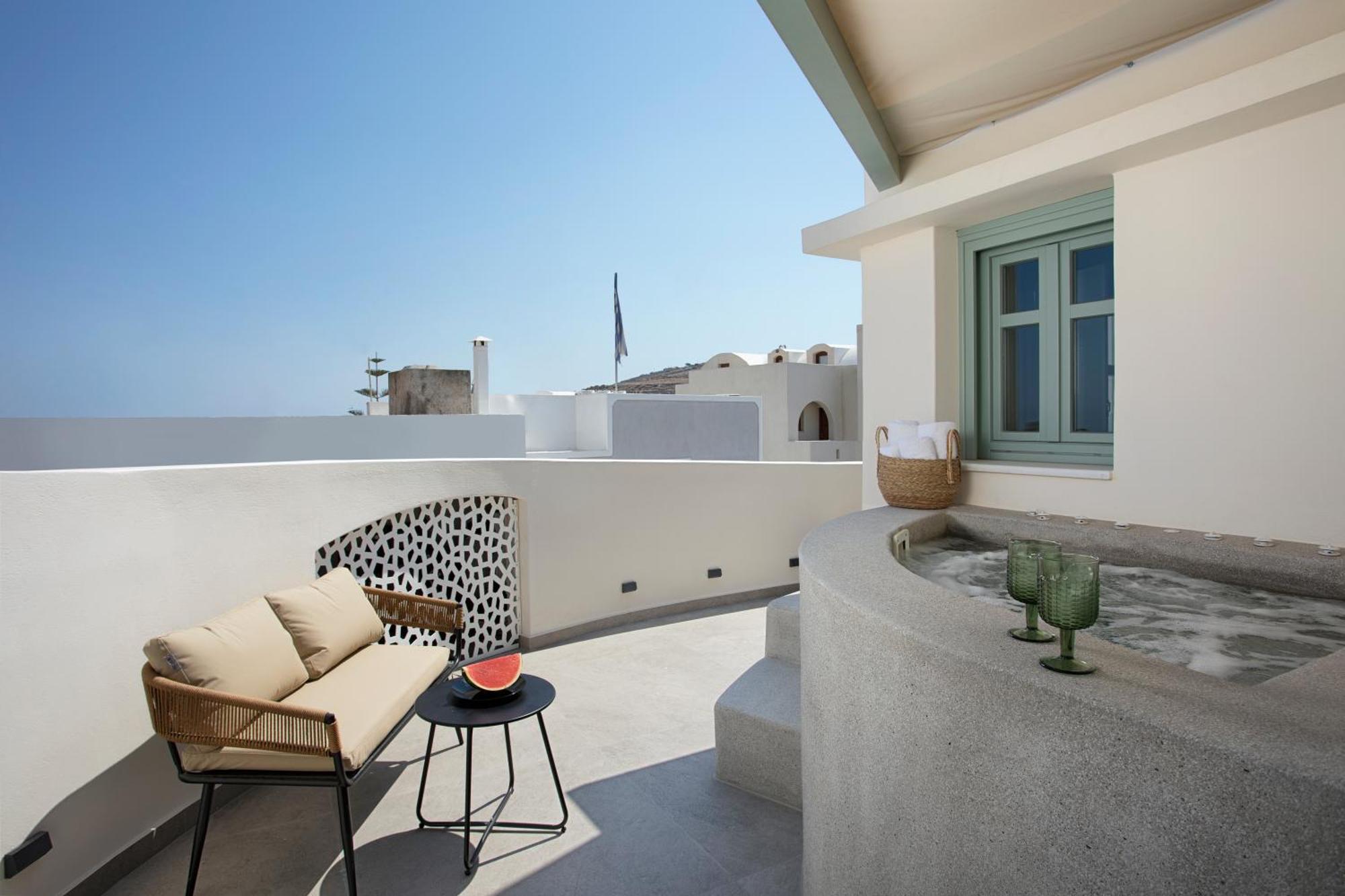 New Villa Katerina - 6 Villas & 6 Private Jacuzzi Emporio  Exterior foto